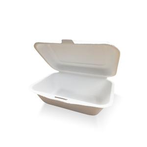 Quality Disposable biodegradable food container clamshell, meal box for sale