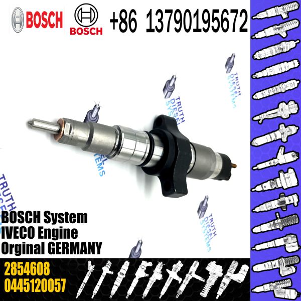 0445120057 2854608 504091505 Common Rail Diesel Fuel Injector for R210LC-7 R250-7 R290-7 QSB6.7