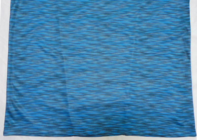 Blue Lightweight Double Needle Mens Sleeveless Tank Top Casual