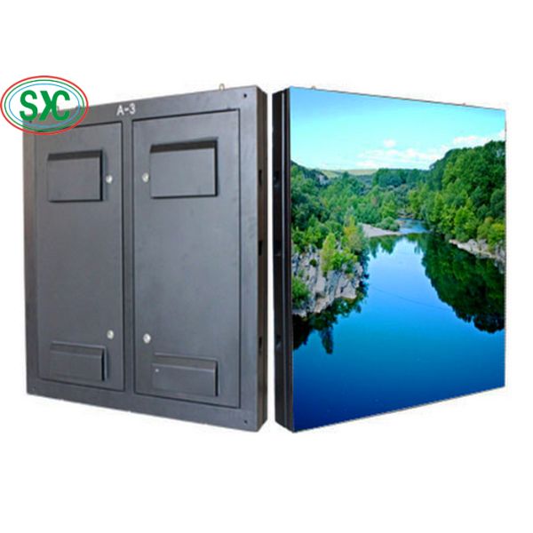 P10 Outdoor Full Color LED Die-Cast Aluminum Screen Waterproof Housing 8000 Cd/Sqm