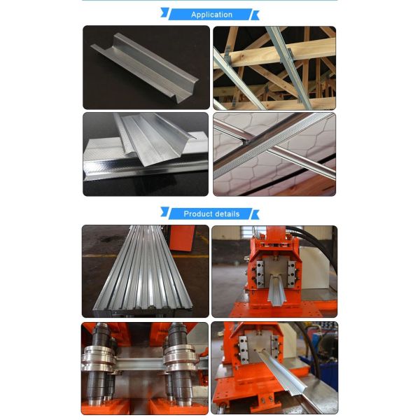 Omega Purlin Profile Steel Cold Roll Forming Machine