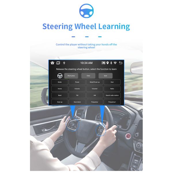 7 Inch GPS Car Mount Tablet Android 1 DIN Telescopic Screen Car Player Wifi HD 1080P