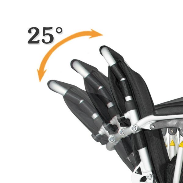 Buy 125KG Load Anodizing Multifunction Foldable Electric Wheelchair at wholesale prices