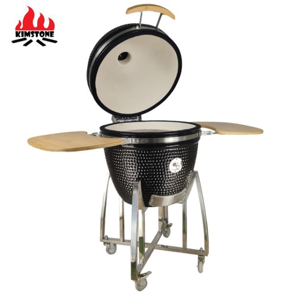 KAMADO 23.5 Inch Kamodo BBQ Asado Keramik Meat Grill Chinese Wholesale 2023 Outdoor Ceramic Barbecue Kamado
