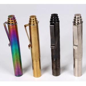 30cm Portable Three-section cudgel Tactical Pen type self-defense stick