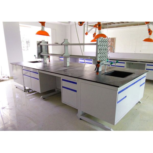 Buy Epoxy Resin Top Chemistry Lab Bench Furniture Anti High Temperature at wholesale prices