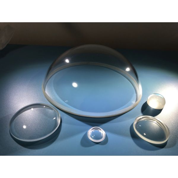 Buy Polished Synthetic Sapphire Optical Windows Glass Quartz / BK7 Dome Lens at wholesale prices