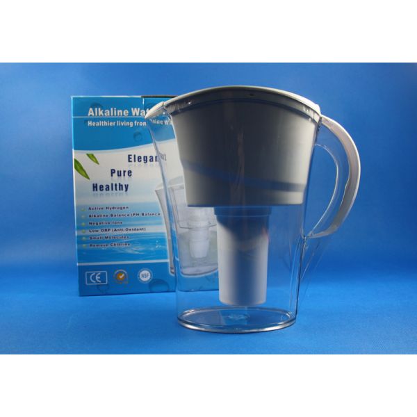 2.0L / 3.0L Alkaline Water Filter Pitcher For Chlorine Removal