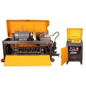 High Precision Rebar Straightening Machine / Steel Bar Straightening And Cutting