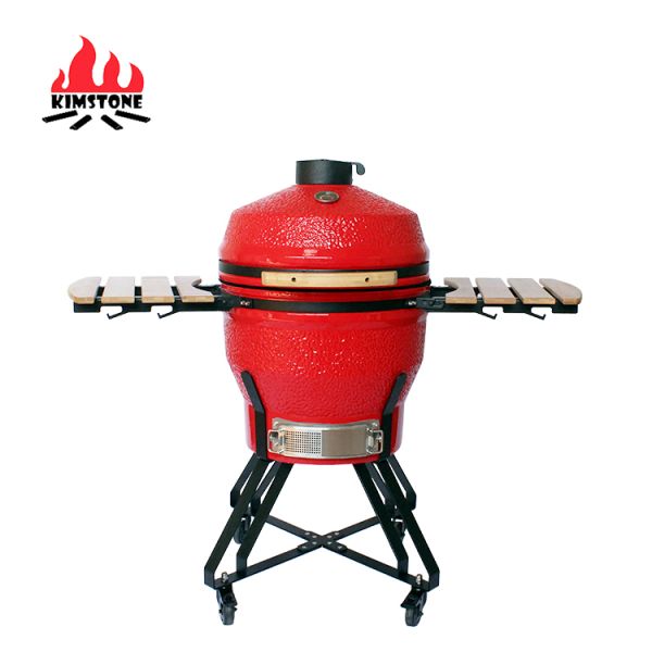 KIMSTONE the Most Popular of 22 Inch OUTDOOR Kamado Kitchen Restaurant Charcoal Griller