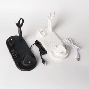 Qi 4 in 1 Wireless Charger Portable Base for iPhone Mobile Earphone Support