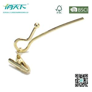 Betterall Vaulted Chrome Metal Hanger with Skid-proof Clips