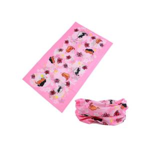 China Pink Cute Design Kids  Headwear Microfiber Polyester 25*50 CM on sale