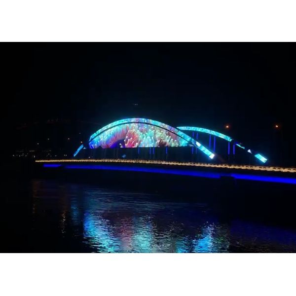 Buy DC36V 2R2G2B Transparent Advertising Led Display 7200CD/Sqm Glass at wholesale prices