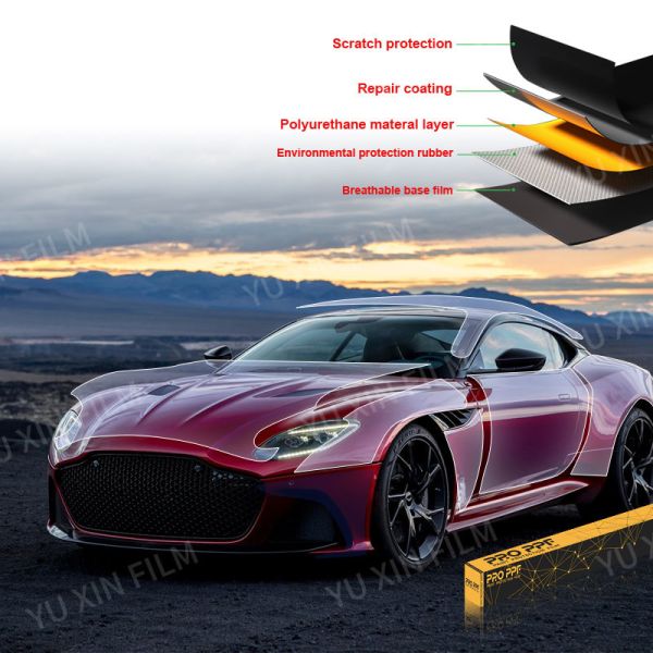 Buy Scratch Resistant TPH Car Paint Protection Film 1.52M×15M OEM Logo at wholesale prices