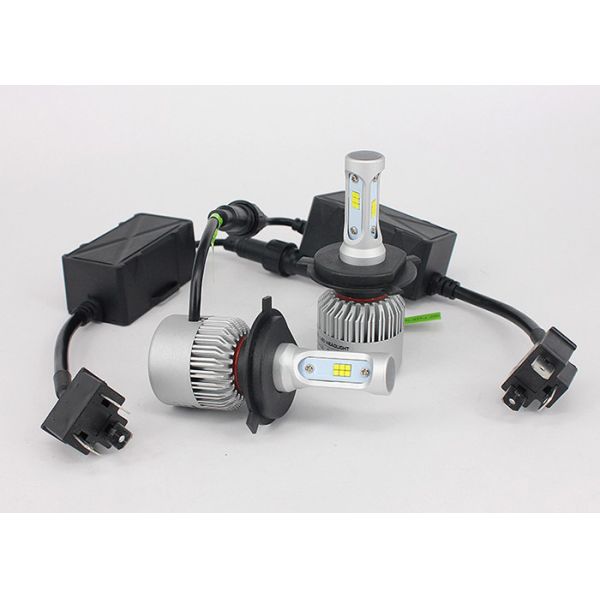 Cooling Fans All In One S2 Led Headlight 36W 8000LM Car H4 LED Bulbs With Csp