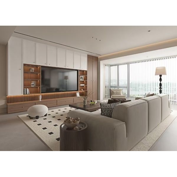 Buy Functional Whole House Customization Neo Chinese Style Wardrobe Drawer System at wholesale prices