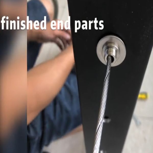 Horizontal Stainless Cable Balustrade Handrail For Balcony Stair Hand Railings Systems