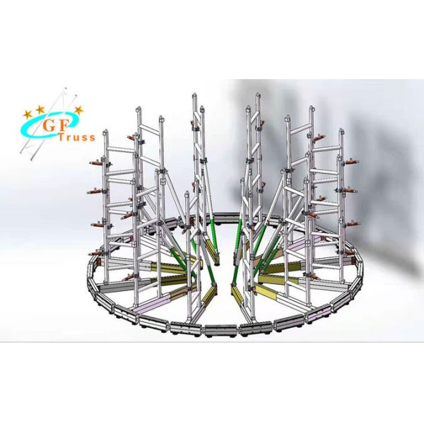 6061 Aluminum LED Screen Truss Cabinet Size 500*500mm 500mm*1000mm