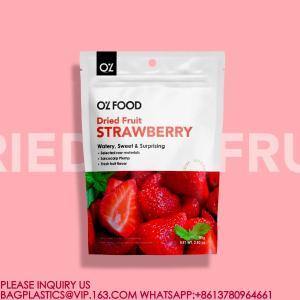 Ecofriendly Zipper Lock Stand Up Bag Sealed EasyTear Food Bag Reusable Candy