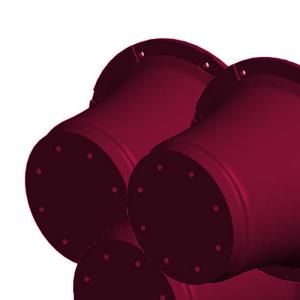 Pneumatic Cone Rubber Fenders High Impact Absorption