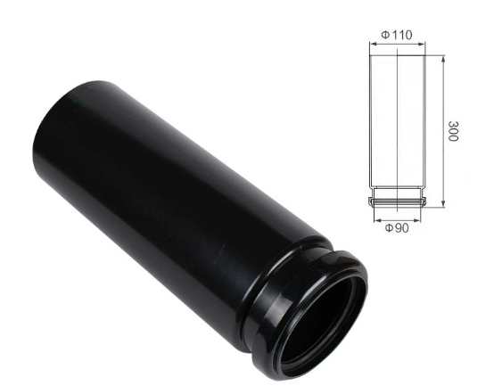 Hidden Water Tank Accessory, The Sewage Elbow Pipe Was Straightened And Then The