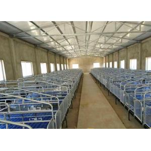 Quality 2.5mm Pipe Two Sows Stainless Steel Pig Farrowing Crate for sale