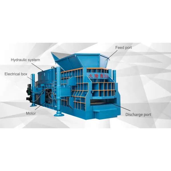 Ws-630 Horizontal Scrap Metal Automatic Shear Machine