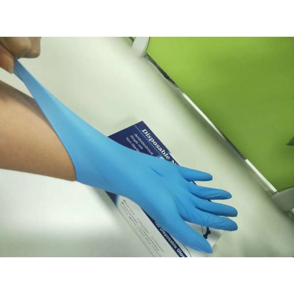Buy Surgical Blue Nitrile XL 100Pcs Disposable Protective Gloves at wholesale prices