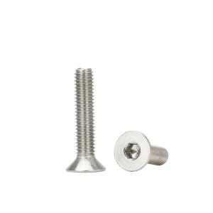 Custom Anodized Countersunk Hex Head Phillips Hexagon Socket Titanium Screws