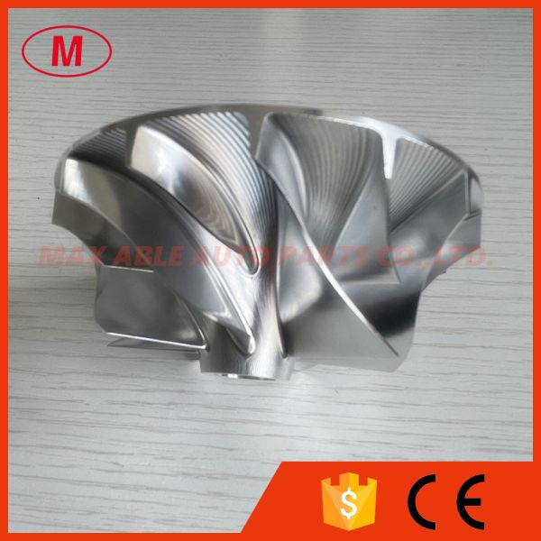 custom 60.00/80.00mm forward 7+7 Blades turbo aluminum 2618/milling/Billet compressor wheel