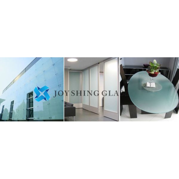 8mm Frosted Safety Toughened Glass for Privacy Glass Partition