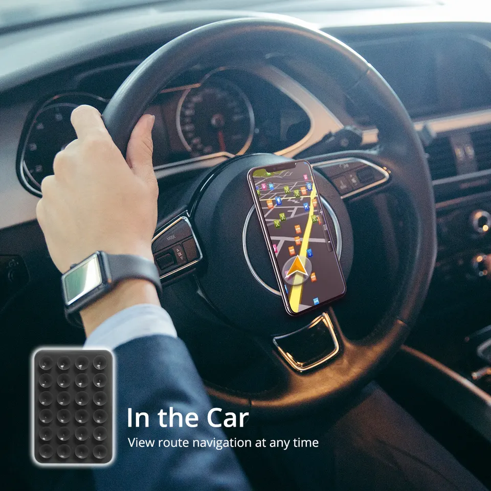 Silicone Suction Cup Phone Case Holder for Selfies and Videos Mobile Device Mount