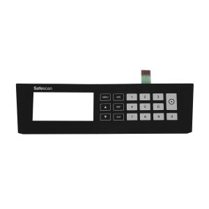 PET Overlay Flat Button Flexible Membrane Switch With 3M Adhesive