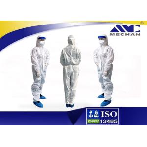 Quality Chemical Disposable Isolation Gowns Coverall / Safety Cloth Disposable Surgery Gowns for sale