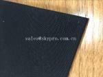 Small Rice Pattern Rubber Mats Black Color Emboss Top , 1.5g/Cm3 Density