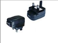 6W series switching power supply UK version black color