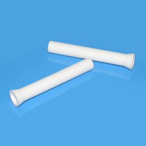 Collared Ceramic Alumina Tube 96% 99% High Precision Smooth Surface