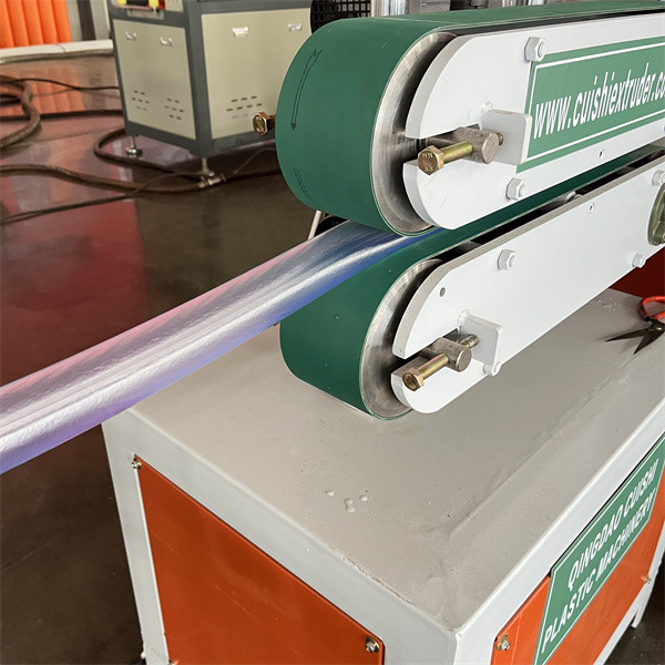 Plastic Single Screw Extruder Reinforced Flexible PVC Duct Production Line