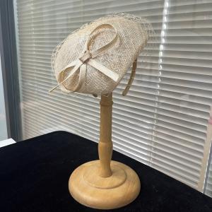 China Millinery Supplies Veil and Sinamay Hat Fascinator on sale