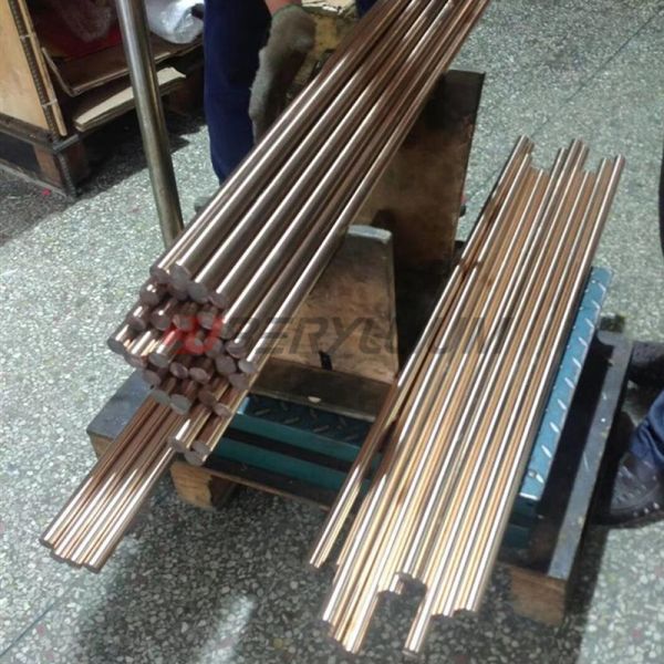 Buy BrB2 TD02 C17200 Beryllium Copper Rods Bars Good Electrical Conductivity at wholesale prices