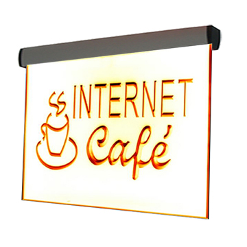 Buy 6mm led illuminated acrylic sign for indoor advertising at wholesale prices