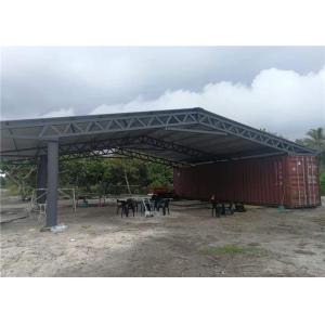 Quality Custom Q345 Steel Farm Sheds With 50mm EPS Sandwich Panel for sale