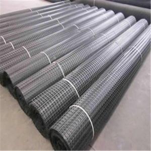 Plastic Mesh Grid Biaxial Geogrid Made Of Polypropylene (PP) For Soil Stabilizer