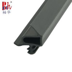 Flexible Wooden Door Weather Stripping Thermoplastic Elastomer Seals Double Fin