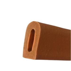China Custom Size Silicone Foam Strip Extruded Round/square Flat Silicone Sponge Foam Rubber Seal Strip on sale