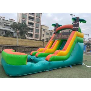 PVC Jungle Party 1000D Durable Inflatable Pool Slide