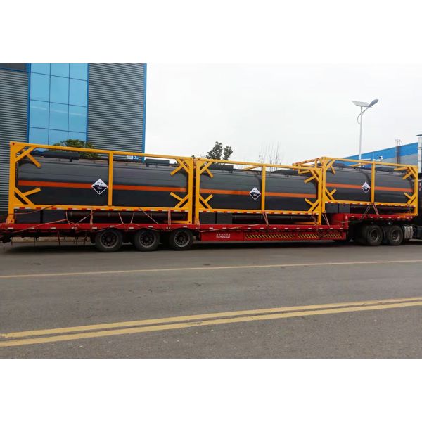 Buy 26CBM 20 Foot Tank Container ISO9001 Hydrochloric Acid ISO Tank Transport at wholesale prices