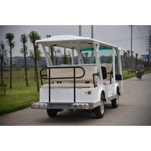 Customized Mini Electric Sightseeing Cars Four Wheels With Hydraulic Braking