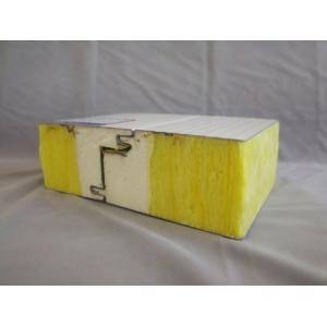 China Fireproof Glass Fiber Sandwich Panel 80mm Soundproof Thermal Insulation on sale